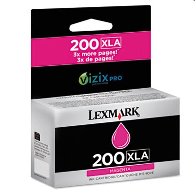 Tusz Oryginalny Lexmark 200XL (14L0199) (Purpurowy)