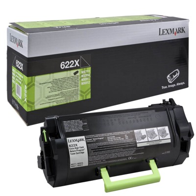 Toner Oryginalny Lexmark 622X (62D2X00) (Czarny)