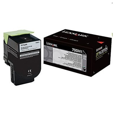 Toner Oryginalny Lexmark 702HK (70C2HK0) (Czarny)