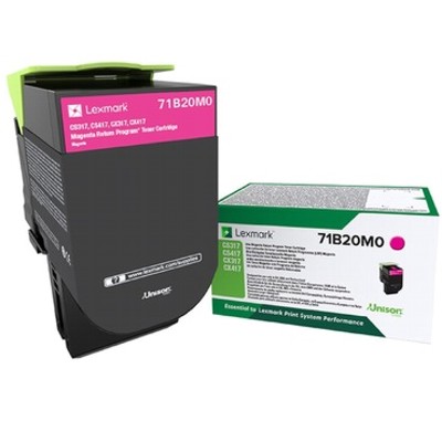 Toner Oryginalny Lexmark 71B (71B20M0) (Purpurowy)