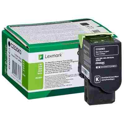 Toner Oryginalny Lexmark C232 (C2320K0) (Czarny)