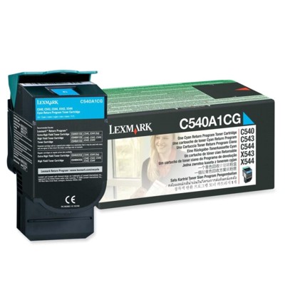 Toner Oryginalny Lexmark C540A1CG (C540A1CG) (Błękitny)