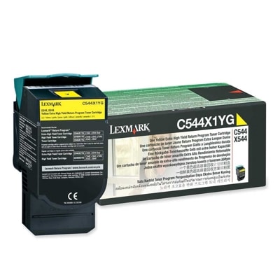 Toner Oryginalny Lexmark C544X1YG (C544X1YG) (Żółty)