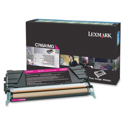 Toner Oryginalny Lexmark C746A1MG (C746A1MG) (Purpurowy)