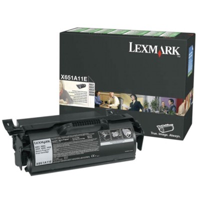 Toner Oryginalny Lexmark X651A11E (X651A11E) (Czarny)