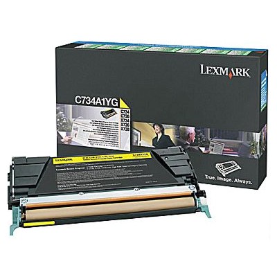 Toner Oryginalny Lexmark X746A1YG (X746A1YG) (Żółty)