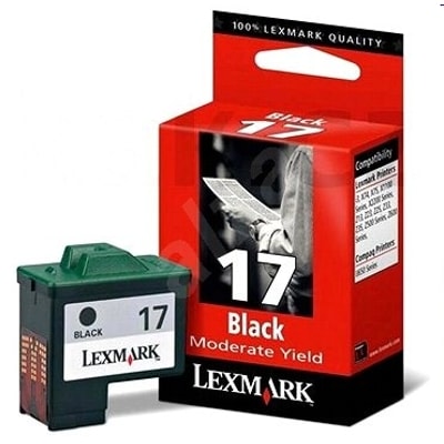 Tusz Oryginalny Lexmark 17 (10NX217E) (Czarny)