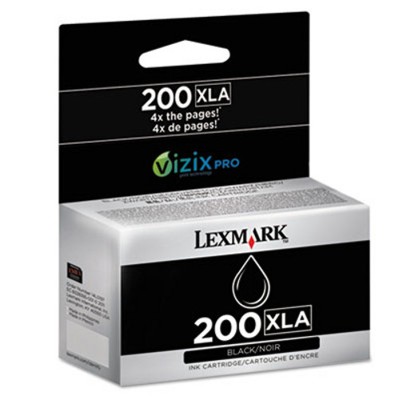 Tusz Oryginalny Lexmark 200XL (14L0197) (Czarny)