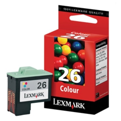 Tusz Oryginalny Lexmark 26 (10N0026E) (Kolorowy)