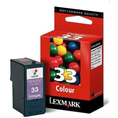 Tusz Oryginalny Lexmark 33 (18CX033E) (Kolorowy)
